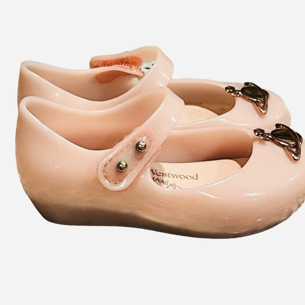 Vivienne Westwood Mini Melissa Ultragirl XI Baby Girl Shoe Pale Pink Size 6 - Picture 5 of 12